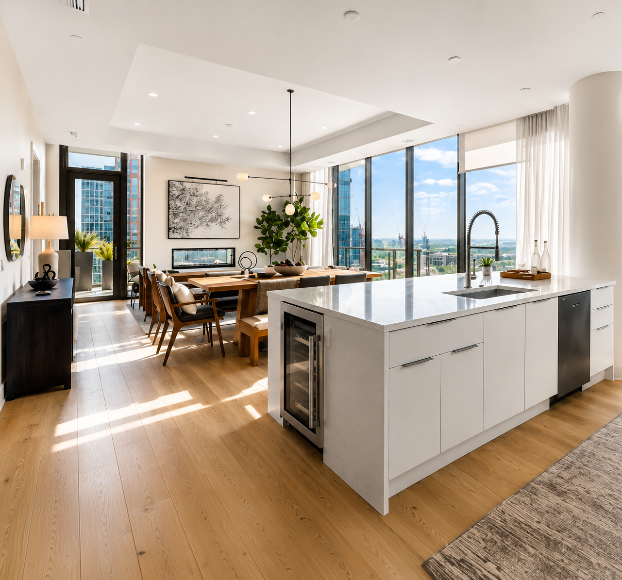 40 West 12th luxury Midtown condominium hero rendering
