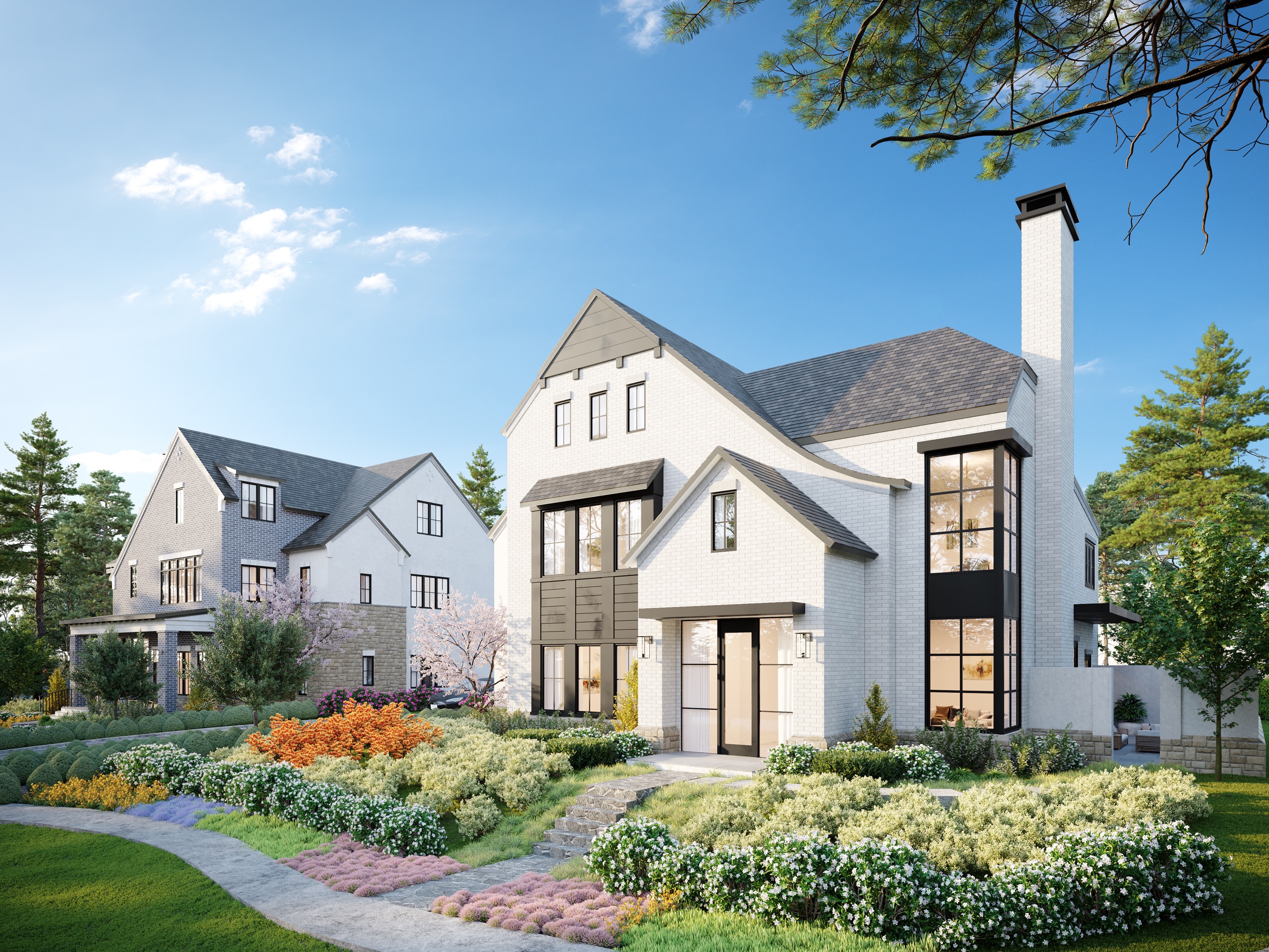 Downing Park streetscape render