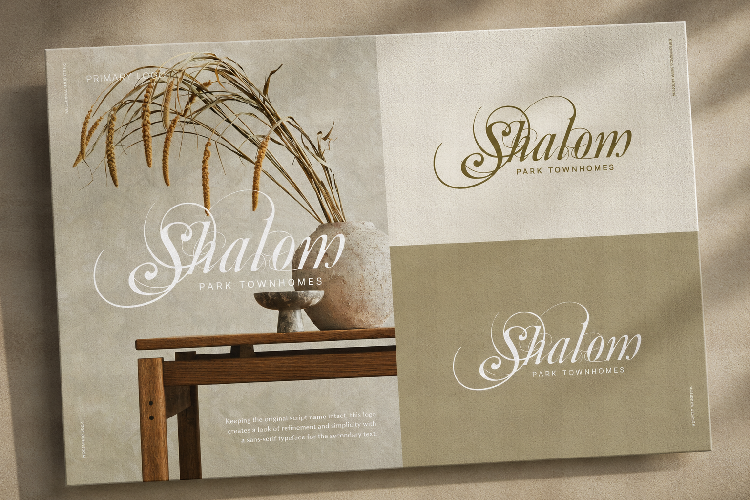 Shalom Park brand identity image